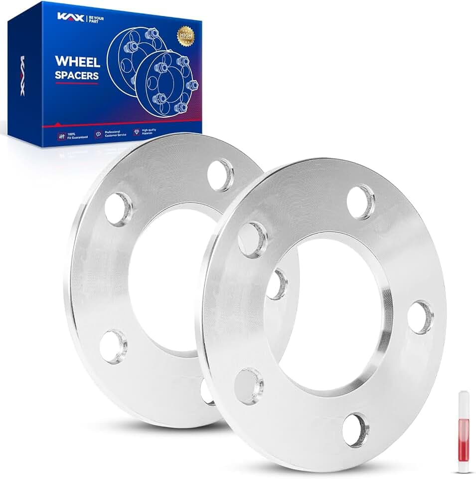 KAX 5x115mm Wheel Spacers 6mm for Equinox, Cruze,5 Lug Centric Spacers with 71.5mm Hub Bore for Impala, Malibu, Terrain, 300, Trailblazer, Impala Limited, Lesabre,2Pcs 5x115mm Aluminum Tire Spacer