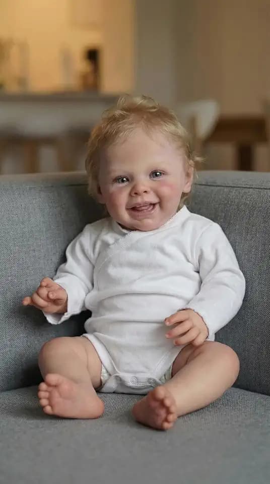 Angelbaby Lifelike Reborn Baby Dolls Girl, 20 inch Realistic Baby Doll Smiling Real Life Newborn Reborn Silicone Babies Dolls with Accessories for Kids, Bebes Reborn de silicona