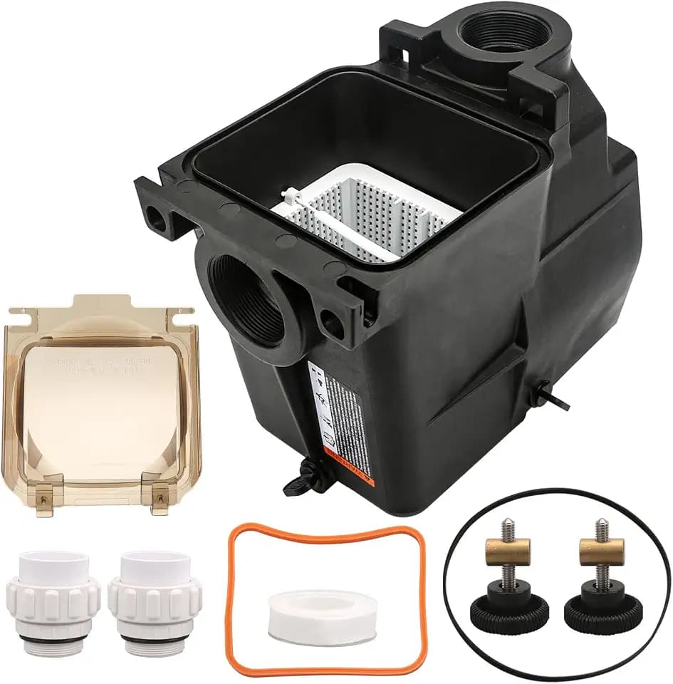 SPX1620AA Pool Pump Strainer Housing and Pump Seal Kit Compatible with Hayward Super Pump SP1600X and SP2600X Series Models 2-Inch by 2-Inch