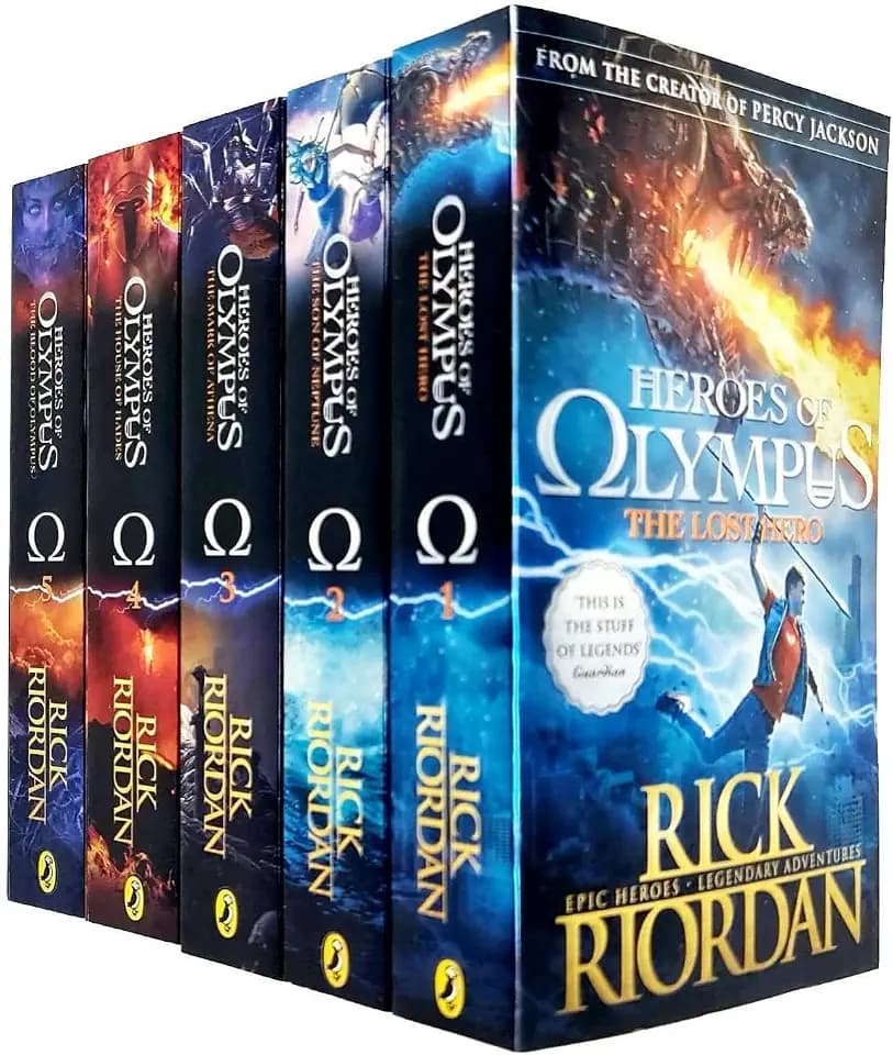 Heroes of Olympus x5 shrinkwrap set