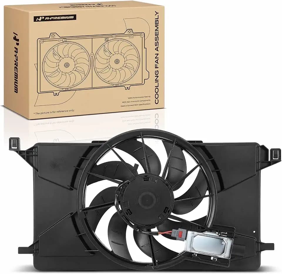 A-Premium Engine Radiator Cooling Fan Assembly with Brushless Motor