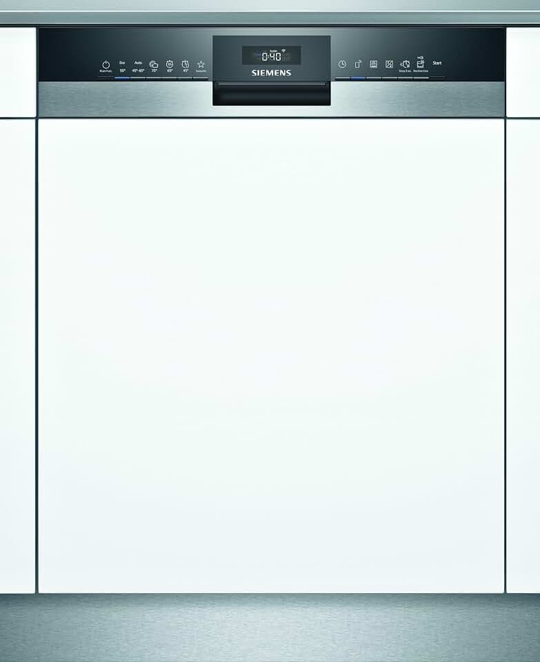 Siemens SN53ES14VE iQ300 Geschirrspüler teilintegriert 60 cm, Home Connect, varioSpeed Plus, AquaStop, TimeLight, Favoritenprogramm, Startzeitvorwahl, leise (44 dB), 13 Maßgedecke