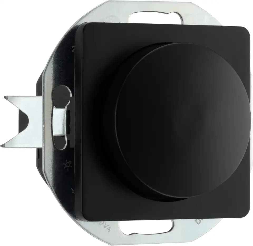 BG Oxford Interruptor de Luz LED Regulable sin Marco, 10AX, Negro