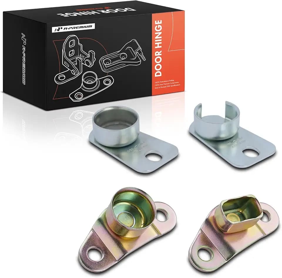 A-Premium Rear Tailgate Hinge Kit Compatible with Chevrolet, GMC