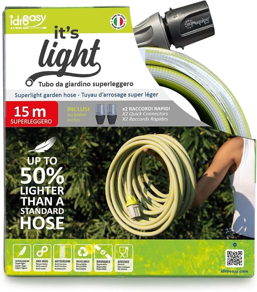 Armadillo 1/2" 15 m. - Rohr Wasser Bewässerung Garten Anti-Knoten Anti Torsion Wasserschlauch Garden Hose Water Irrigation Pipe