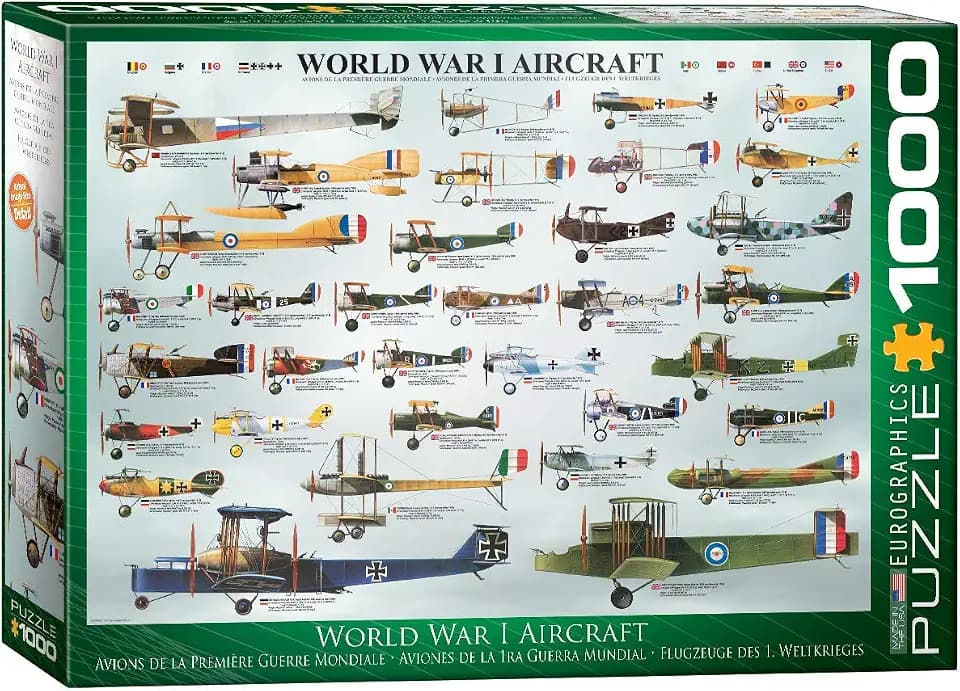 EuroGraphics World War I Aircraft 1000 Piece Puzzle (6000-0087)