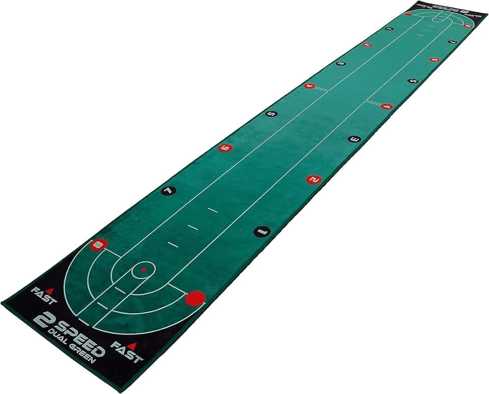 JEF WORLD OF GOLF 2 Speed Dual Green Putting Mat