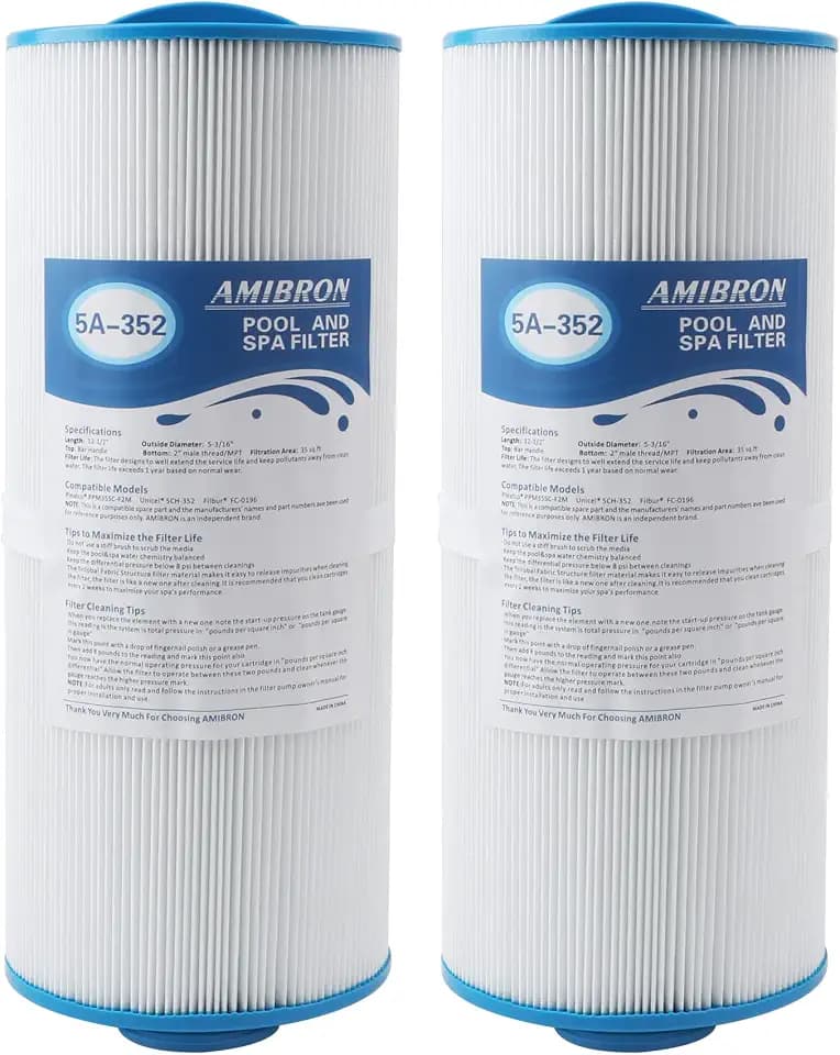 5CH-352 Spa Filter, Replaces Marquis Spa 20042, 2 Pack