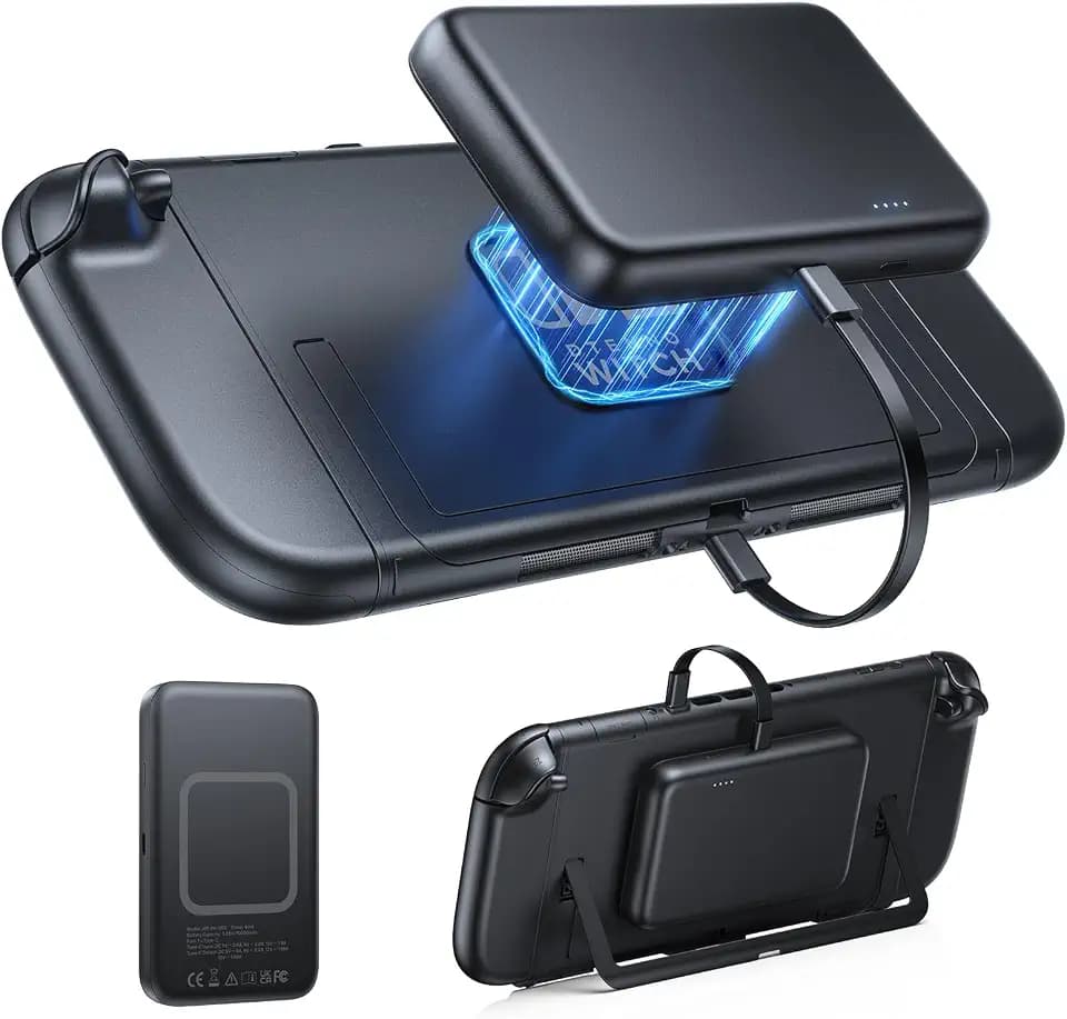 YUANHOT Magnetic Battery Pack for Nintendo Switch 2, 10000mAh Power Bank