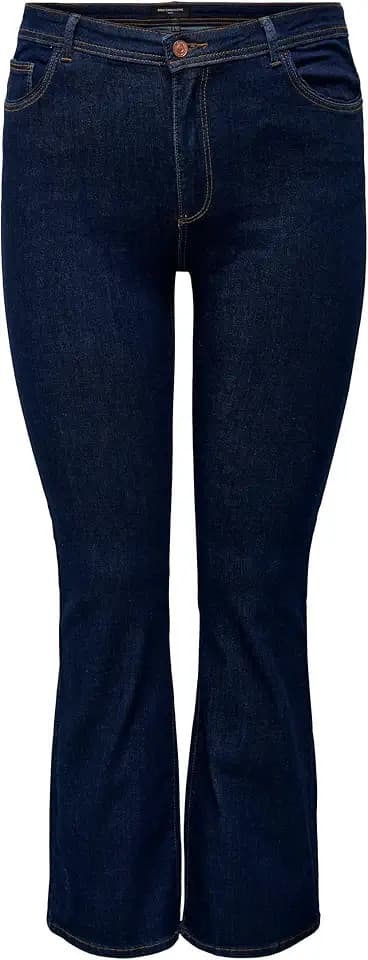 ONLY Damen Carsally Hw Flared Jeans Dnm Bj370 Noos Jeans
