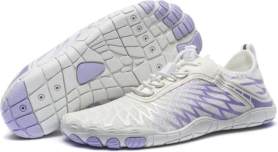 Hiking Barefoot Shoes for Women Men Breathable & Non-Slip Athletic Footwear Wide Toe Water Shoes,Designed for Walking,Running&Swimming