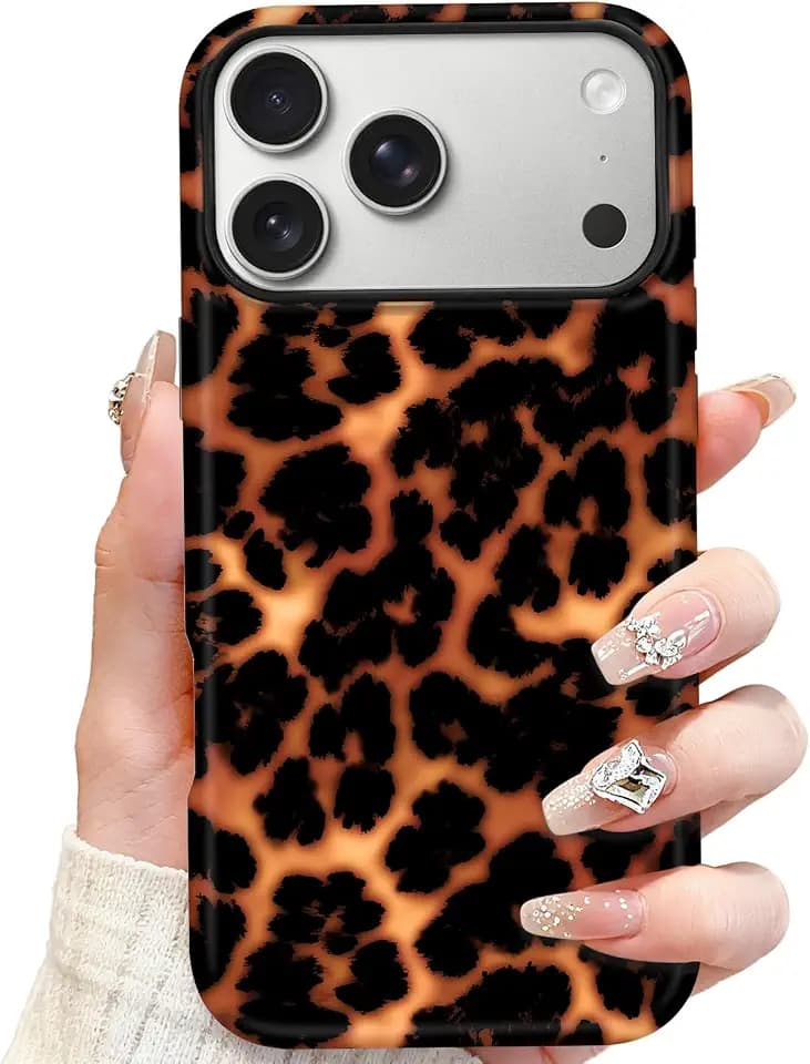 SOKAD Magnetic Tortoise Phone Case for iPhone 17 Pro Max, Tortoiseshell