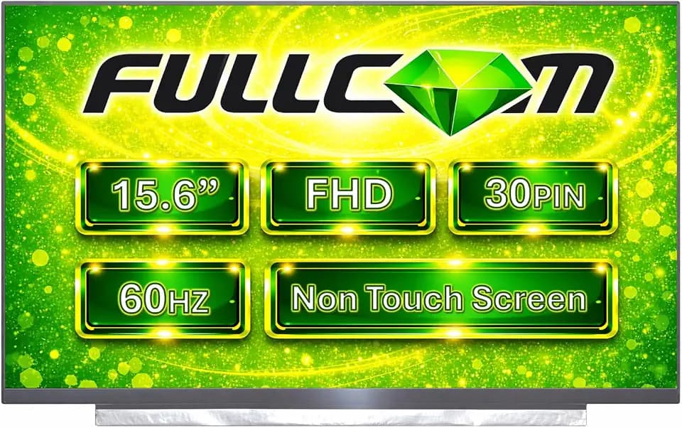 New Replacement Screen for NT156FHM-N61 NT156FHM-N62 NT156FHM-N63 15.6" FHD 1920x1080 TN 30 Pin Non-Touch No Brackets for Laptop/Display/Screen/LCD Application