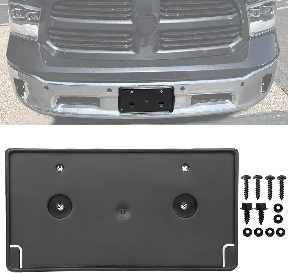 License Plate Bracket for Ram 1500 2019 2020 2021 2022 2023 2024