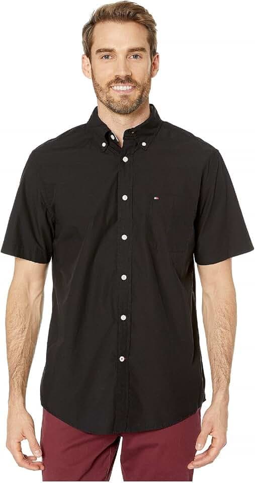 Tommy Hilfiger Men’s Short Sleeve Button-Down Shirt