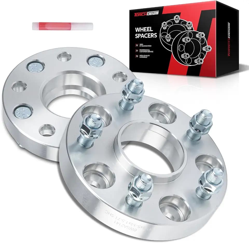 Torchbeam 5x5 Hub-Centric Wheel Spacers 5x127mm 1 inch for Chevrolet C1500