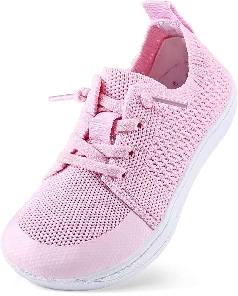 WateLves Toddler Little Kids Wide Barefoot Shoes Boys Girls Minimalist Sneakers Lightweight Breathable Walking Shoes | Naturally Splay | Flexible Fit