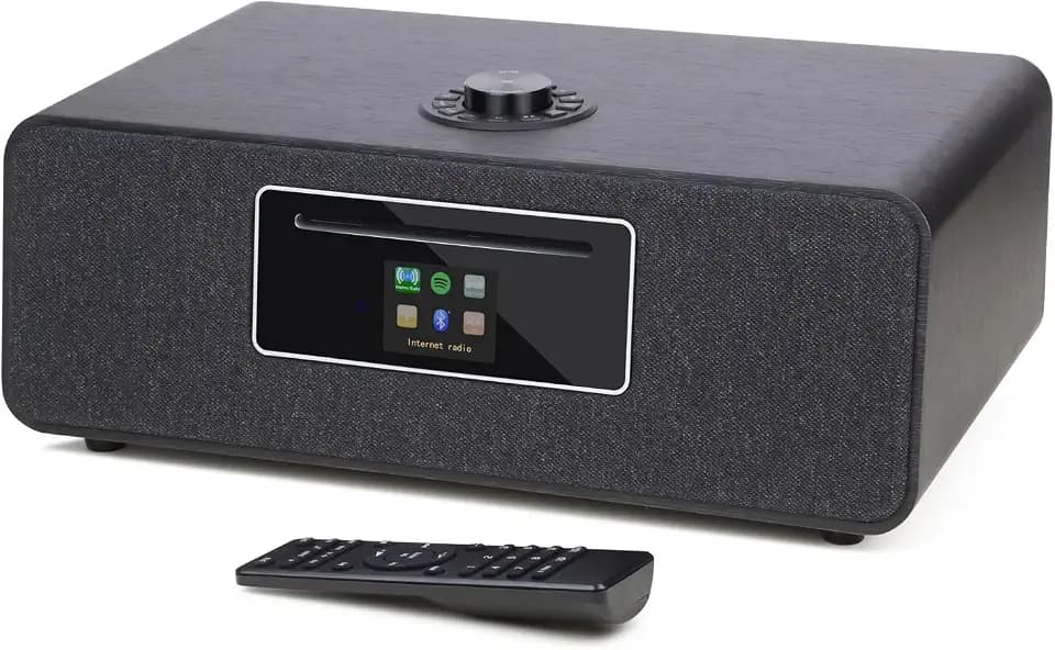 LEMEGA MS5 CD Player,Internet Radio, Spotify, Bluetooth, FM Stereo, Black