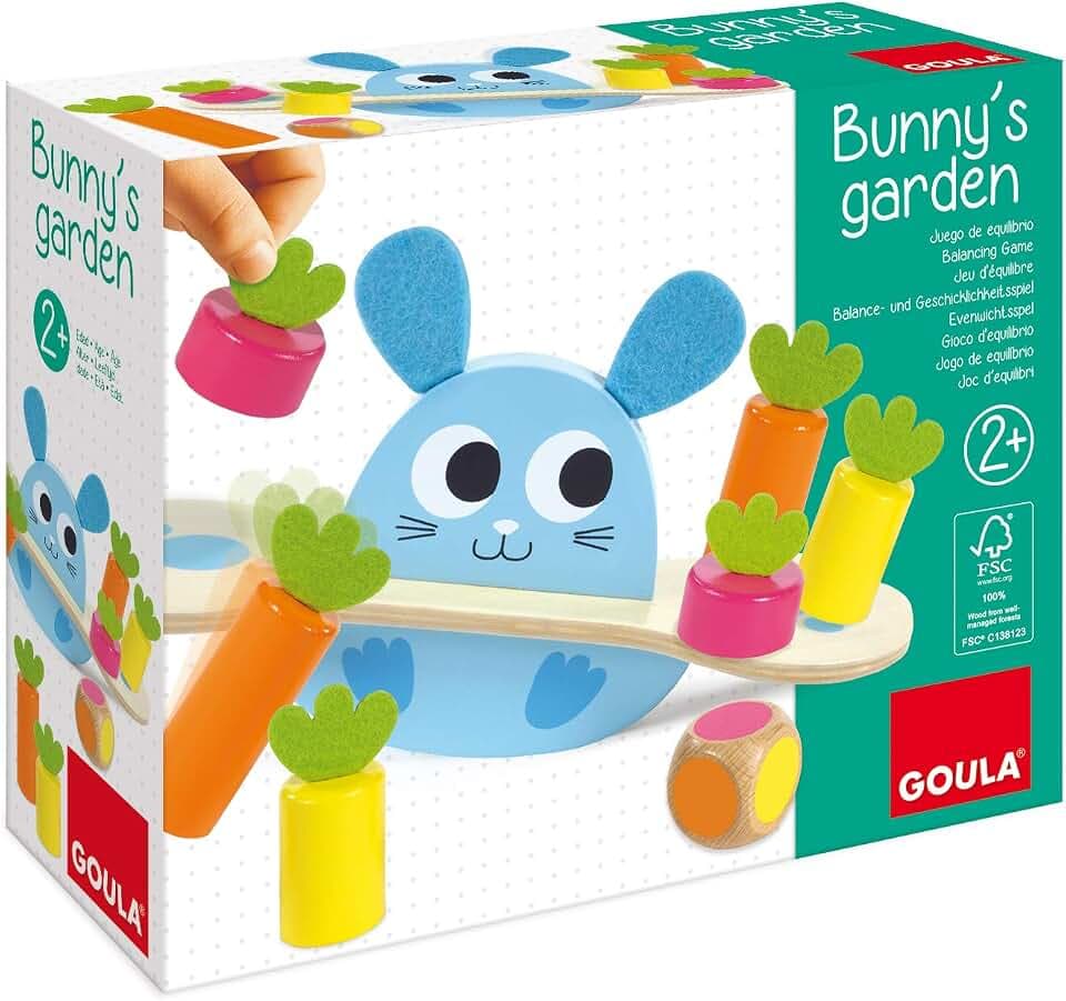 GOULA 455246 Bunny's Garden Lernspiel für Kinder, bunt