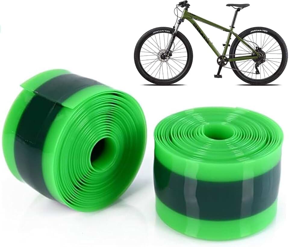 MINZHI 2Stk Fahrradreifen Liner,Fahrrad Reifen Pannenschutz,Liner Fahrrad Reifen Felgenband,Fahrrad Reifenschutz Liner,Fahrradreifen Einlage,Pannenschutzband Fahrrad Anti Puncture
