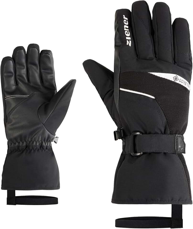 Ziener Herren GALERIUS-Z Ski-Handschuhe/Wintersport | Gore-Tex Lange Stulpe PFC frei