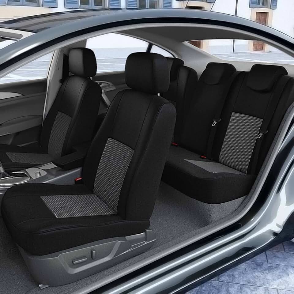 DBS - 19334 Autositzbezüge - nach Maß - hochqualitative Fertigung - Schnelle Montage - Kompatibel mit Airbag - Isofix