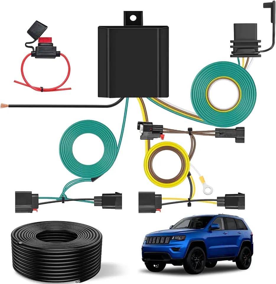 Nilight 4 Pin Trailer Wiring Harness Kit 56426 Simple Fit Tow Hitch