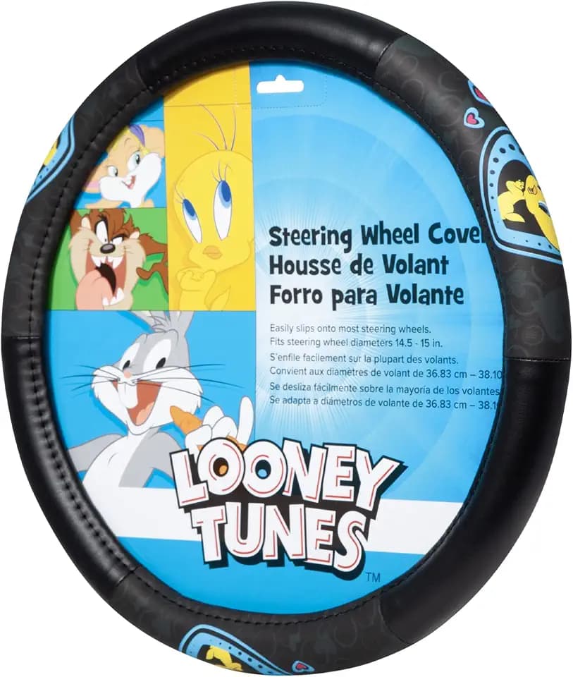 Plasticolor 006793R01 Looney Tunes Tweety Bird with Hearts Speed Grip Steering Wheel Cover