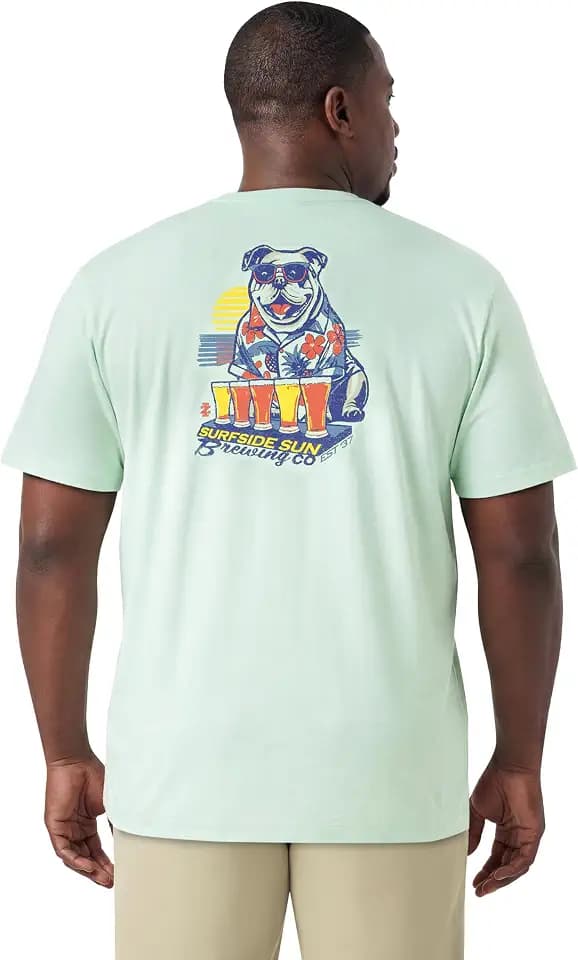 IZOD Men's Big & Tall Saltwater Short Sleeve Graphic T-Shirt