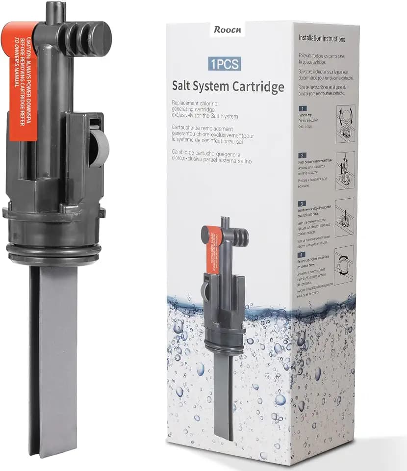 HP Salt System Cartridge Replacement for Spas | Saltwater Sanitizer Cartridge for Hot Tubs & Fr Water Systems | Compatible with HS pring and Cald
