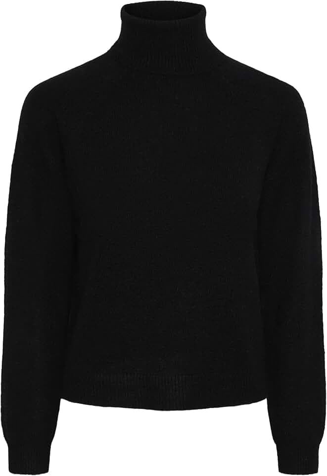 Pieces Damen Pcjuliana Ls Rollneck Knit Noos Bc Strickjacke