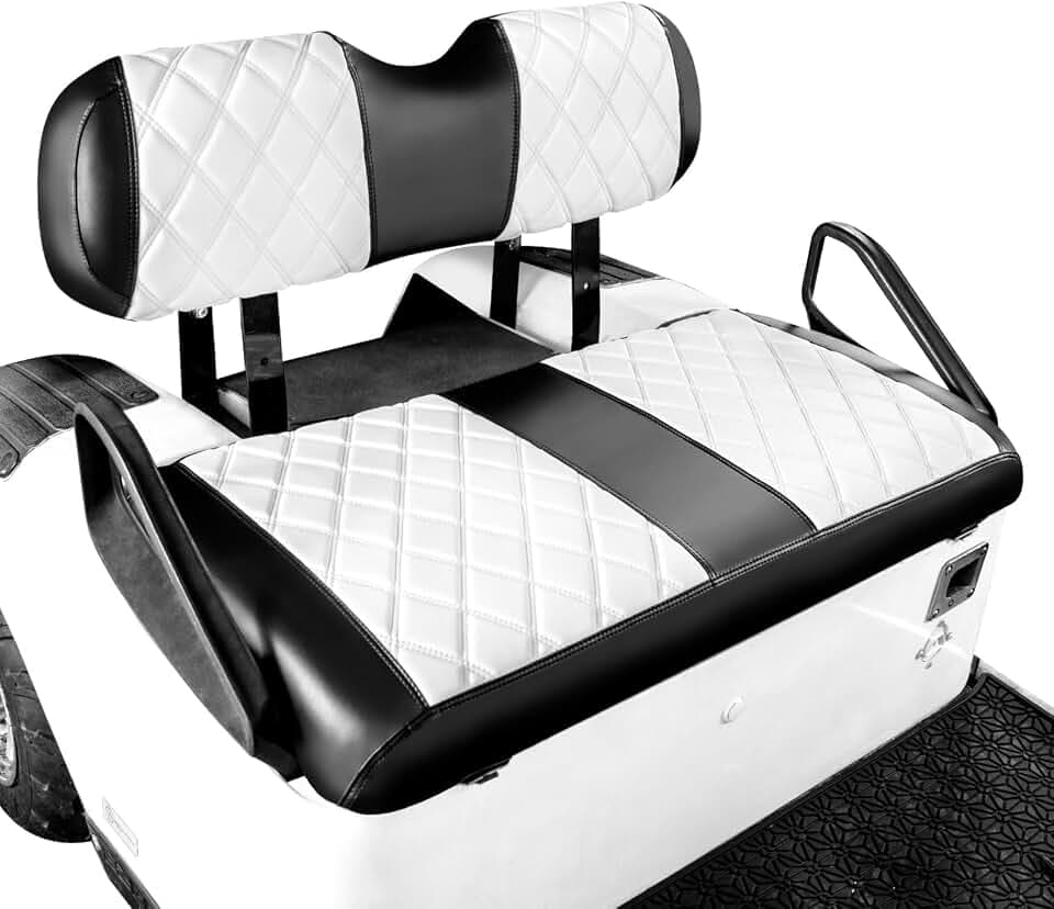 NOKINS Golf Cart Vinyl Seat Covers Fits EZGO TXT 1994-2013/RXV 2008 up