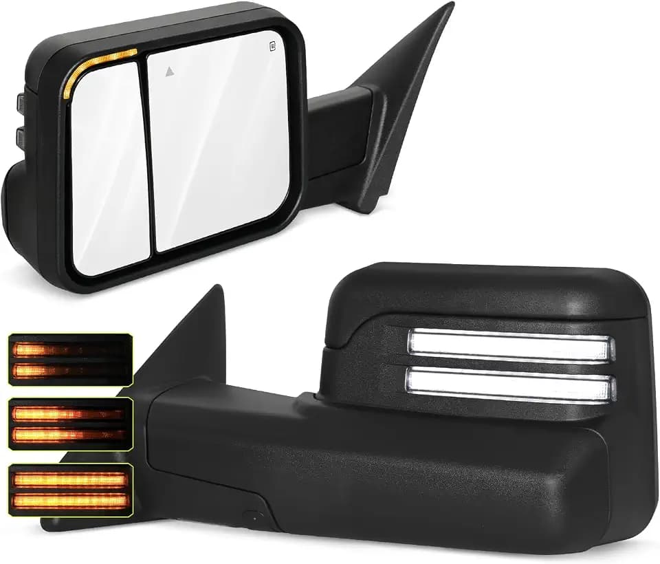 Switchback Towing Mirrors for 2019-2022 Dodge Ram 2500 3500