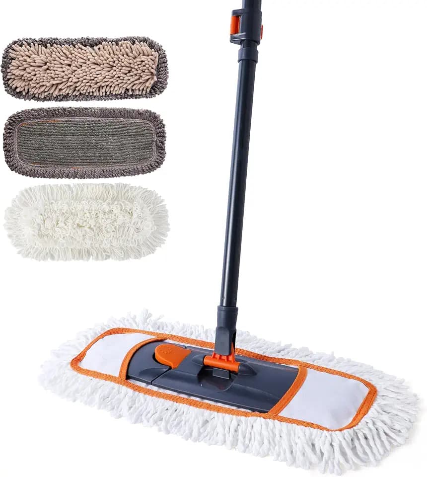 CLEANHOME Bodenwischer Set enthält 3 Dicke Strapazierfähige Ersatzkopf
