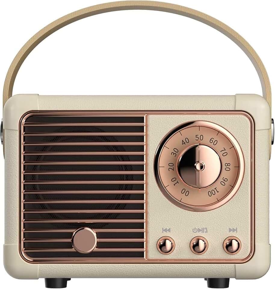 Baolira Retro Bluetooth Speaker, Vintage Decor, Birthday Gifts for Women