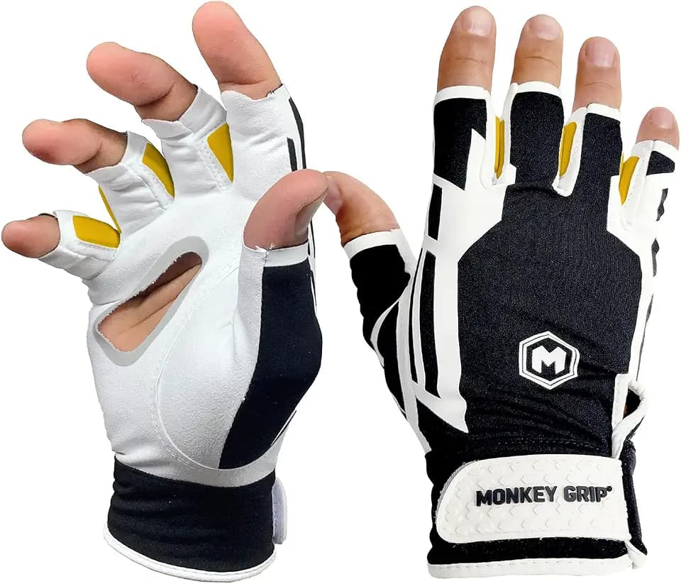 MONKEY GRIP Sun Protector Golf Glove, Half Finger, Grip Support, Right Hand