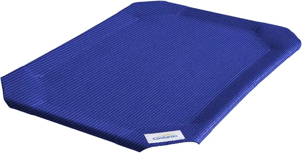 The Original Coolaroo Elevated Pet Bed Replacement Cover, Large, Aquatic Blue