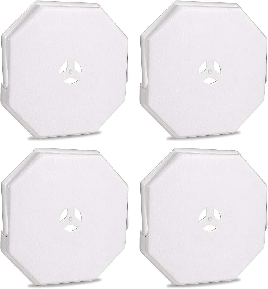 4 PCS 130110006001 Octagon Mounting Block