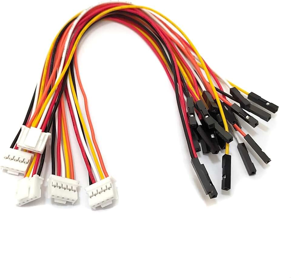 5 Pieces PA 2.0mm Pap to Dupont 2.54mm Female 5 Pin Jumper Wire PA2.0 26AWG 20cm Cable Housing Connector PAP-05V-S