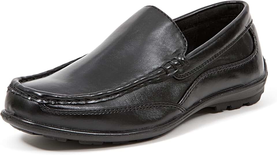 Deer Stags Boys Booster Driving Moc Style Dress Comfort Loafer