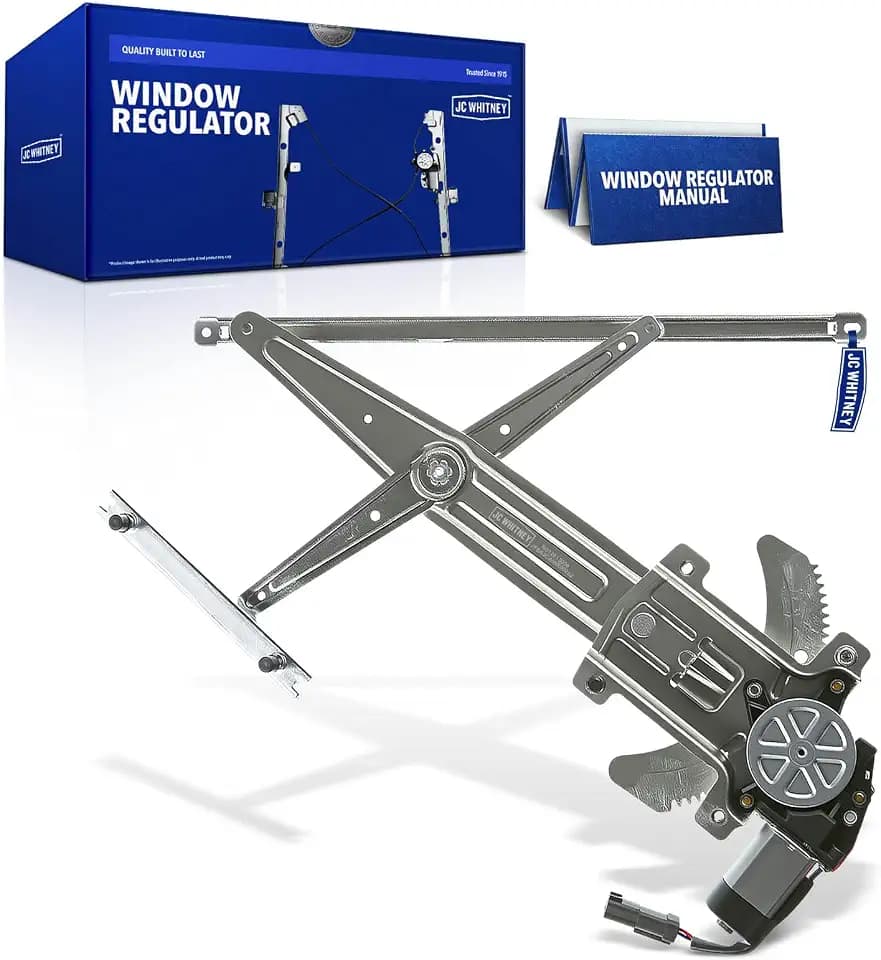 JC Whitney Front Left Power Window Regulator w/Motor Assembly
