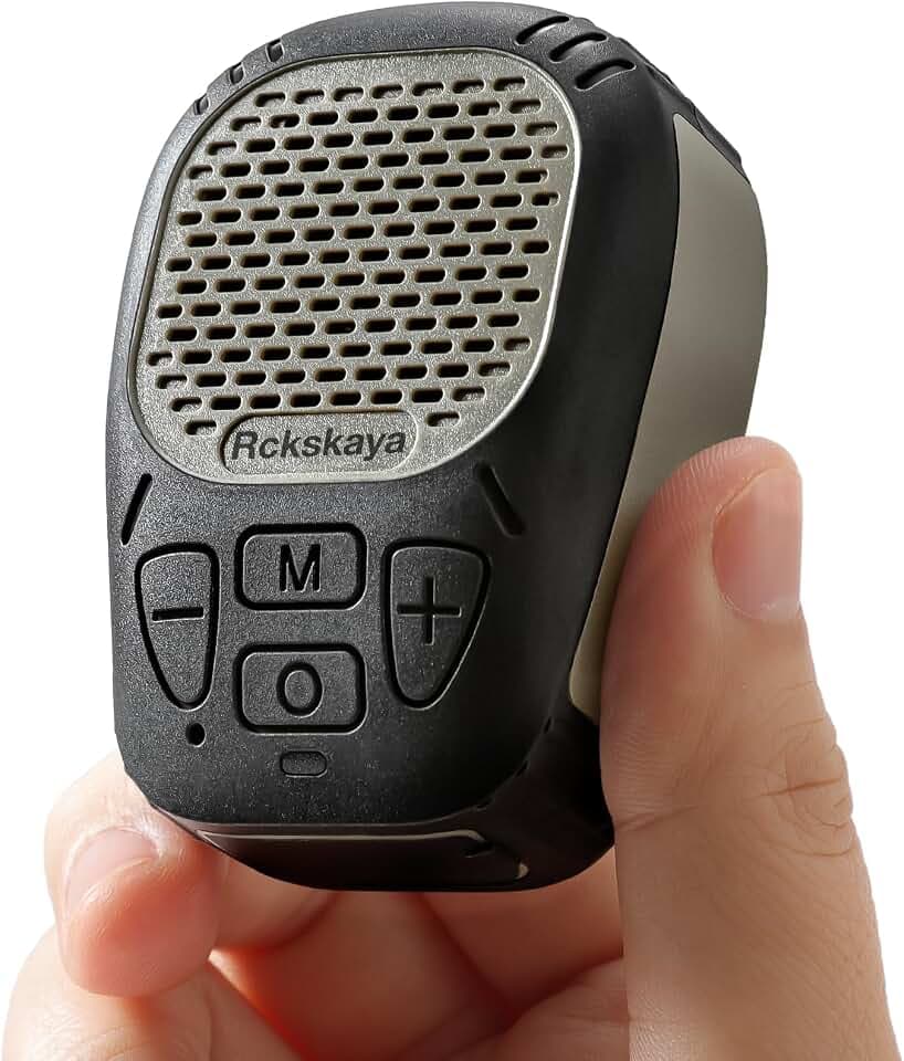 Wearable Bluetooth V5.3 Speaker, Clip Jobsite Speaker Waterproof