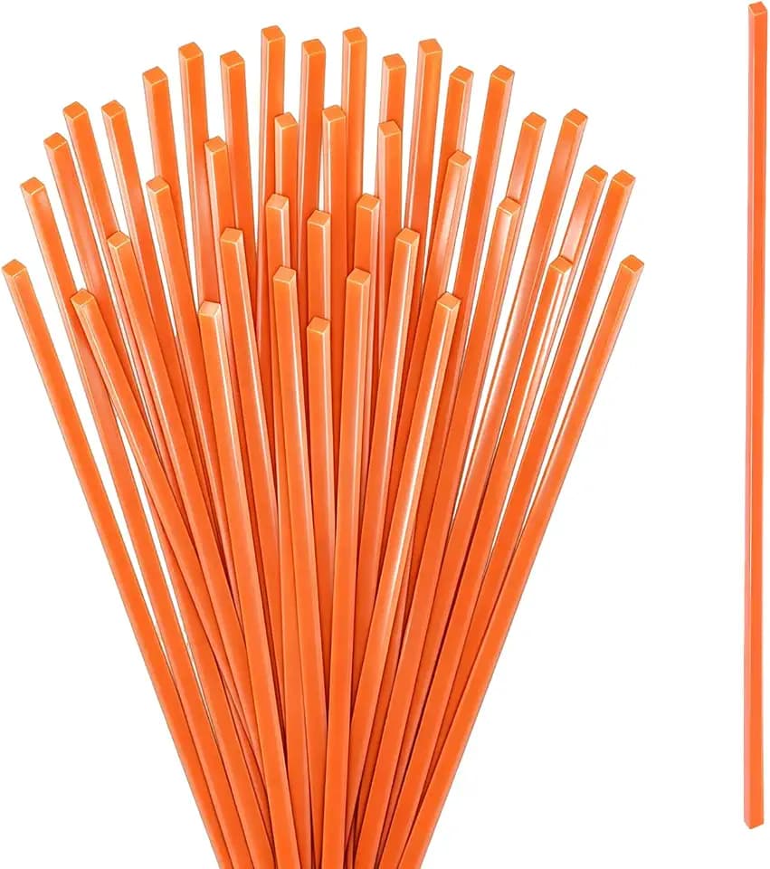 40Pcs Walk Behind String Trimmer Line .155" x 18.5", Pre-Cut Trimmer Line