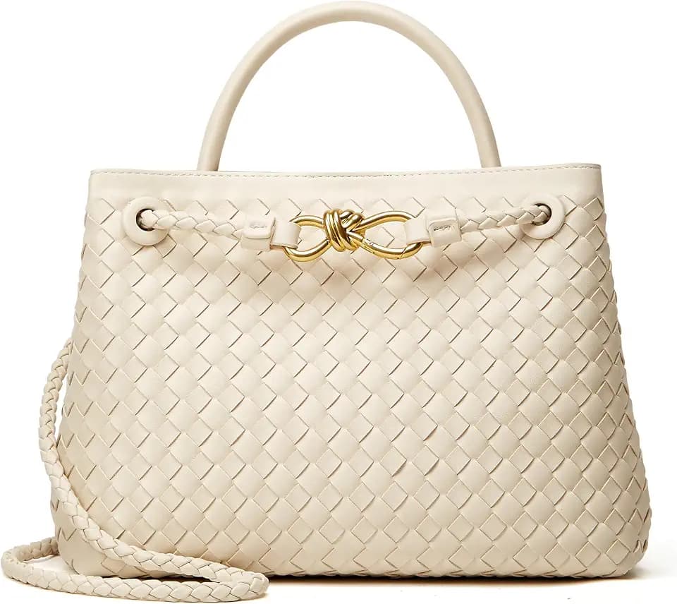 BOYATU Woven Tote Bag for Women: Designer Top - Handle Bag for Style