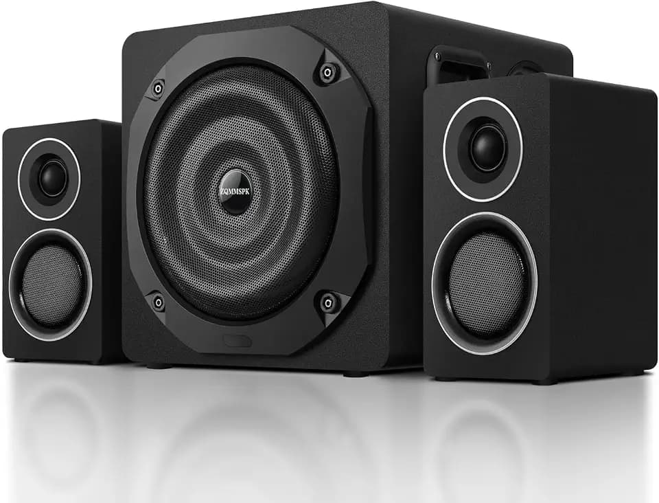 2.1 Computer Speakers with Subwoofer, 100W RMS, Bluetooth 5.3, Black