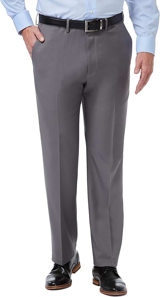 Haggar Men's Classic Fit Premium Comfort Dress Pant