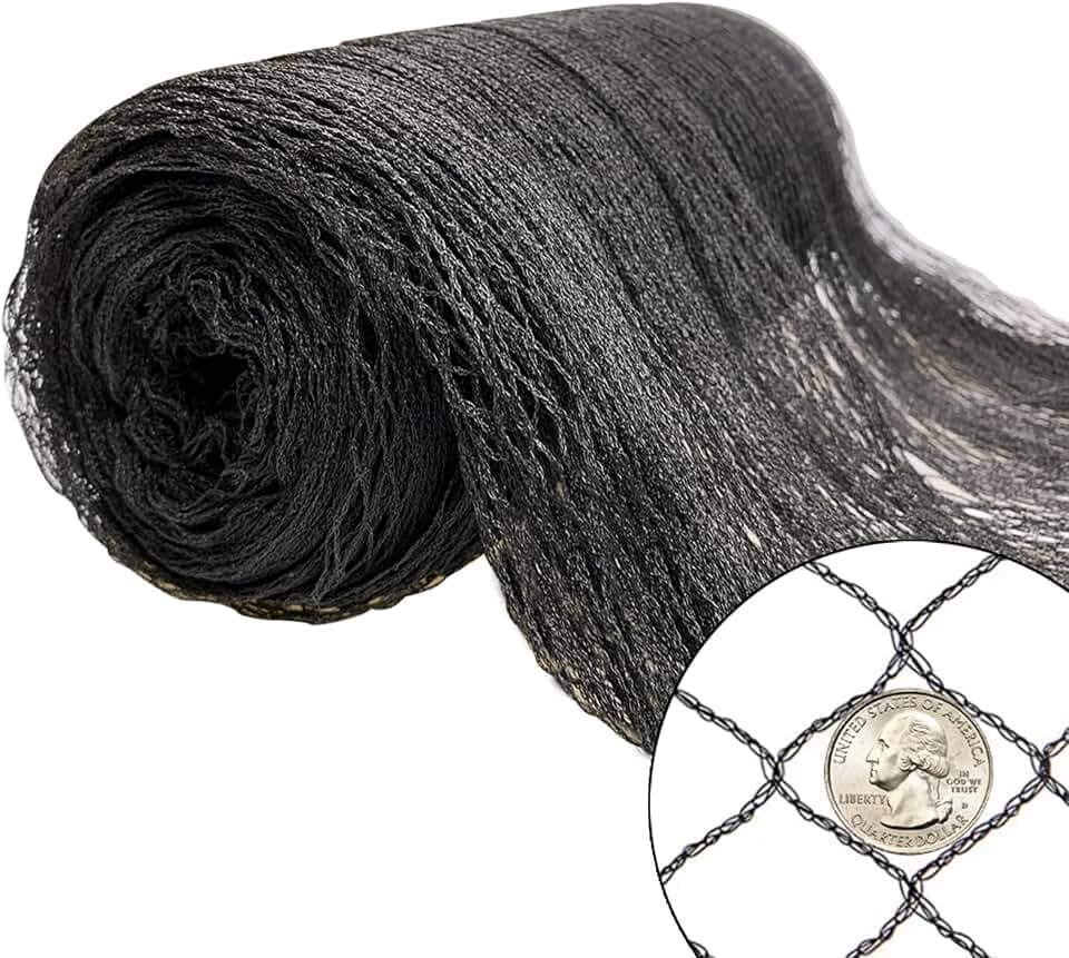 25x100ft Bird Netting for Chicken Coop, 1" Mesh Chicken Coop Netting Cover
