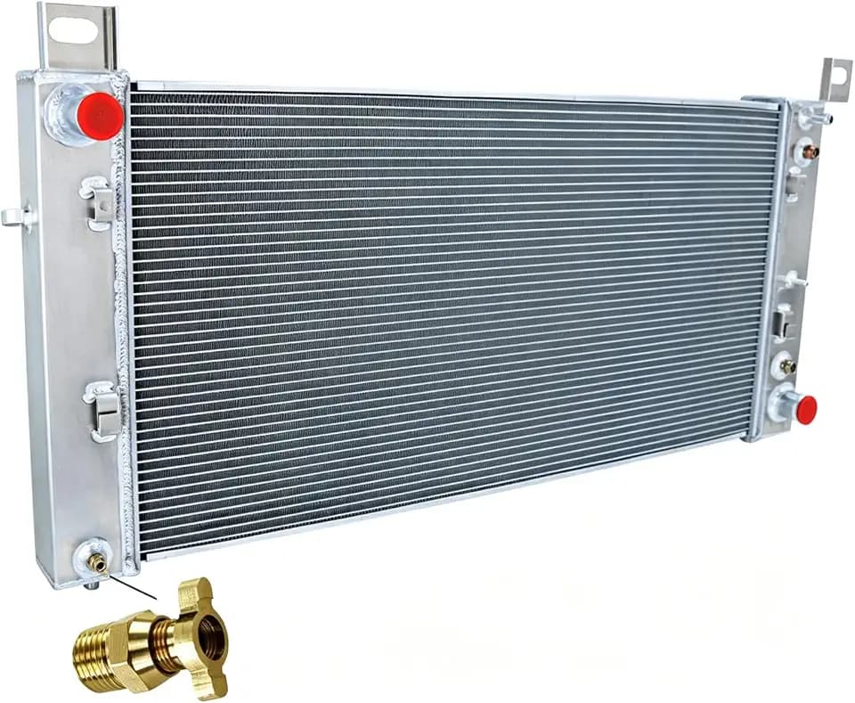 3 Row Aluminum Radiator For 1999-2014 Chevy Silverado 1500 2500 Hd Tahoe Suburban Gmc Yukon Sierra XL 02-14 Cadillac Escalade V8 Radiators 4.8L 5.3L 6.0L