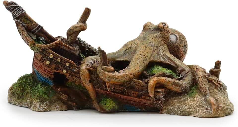 Amtra Wave A8011640 Schiffswrack mit Octopus