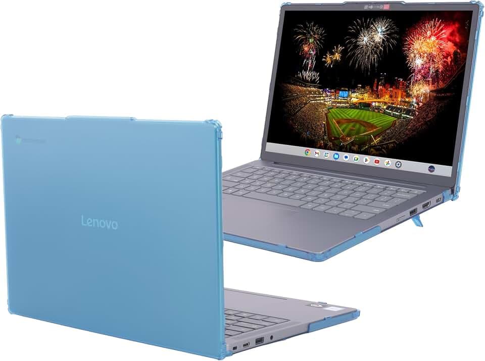mCover Hard Shell Case for 2026+ 14" Lenovo Chrome 14M8911 or 14ITN11 Chromebook (NOT Fitting Any Other Lenovo Models) - Aqua